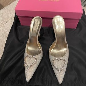 Paris Texas White Mules